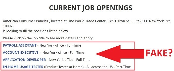 american consumer panels scam or legit