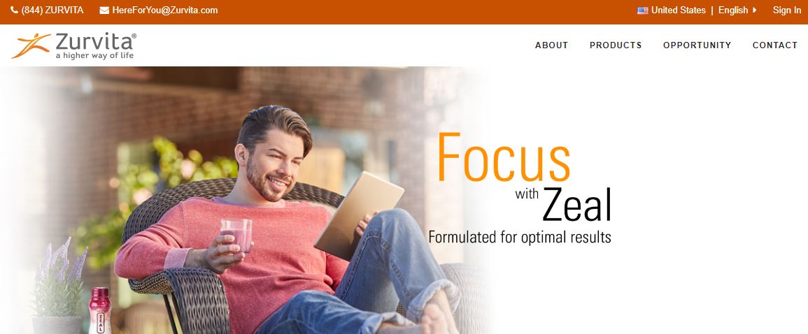 zurvita zeal for life reviews