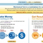Amazon Mechanical Turk Homepage