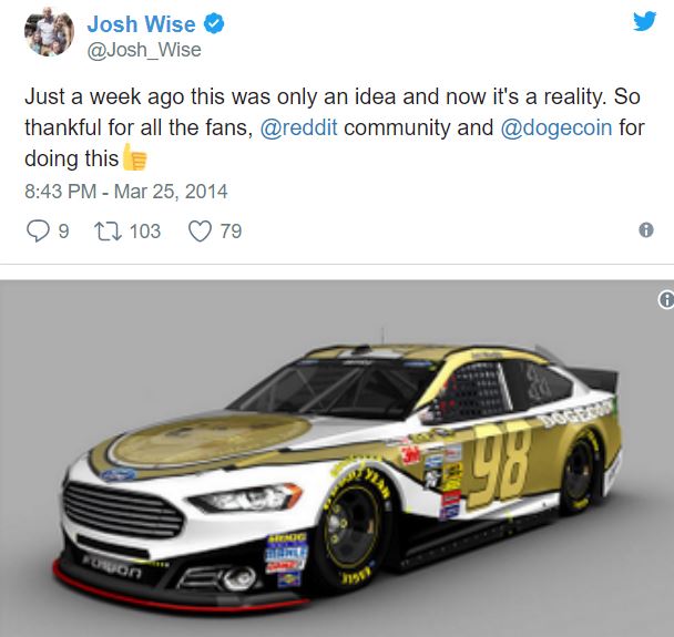 dogecoin Nascar Project