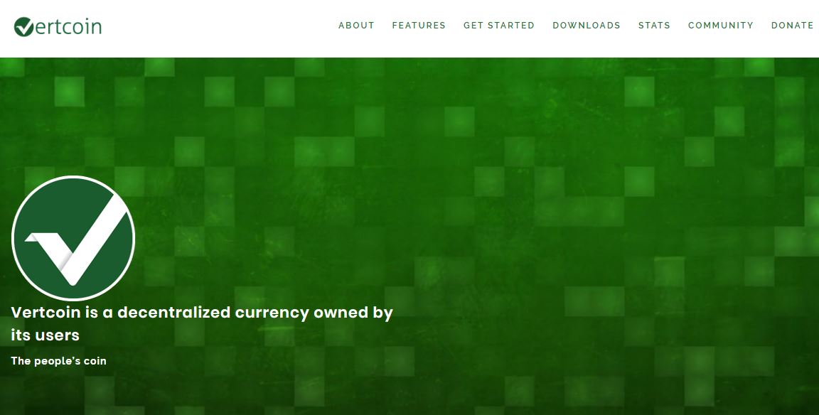 vertcoin homepage