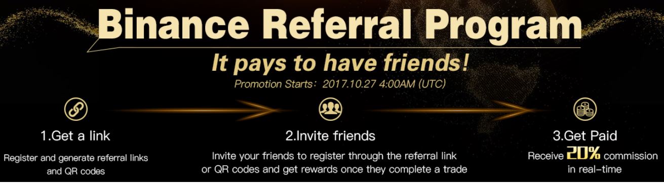 Binance referral program