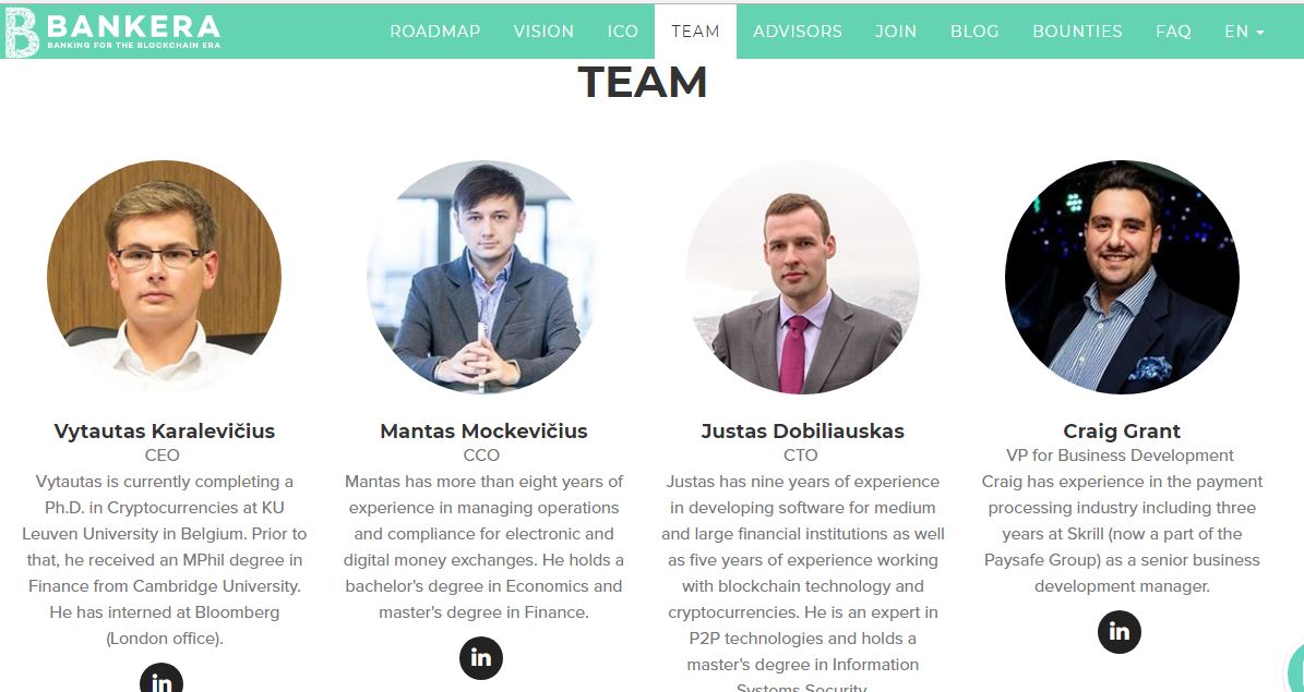 Bankera Team