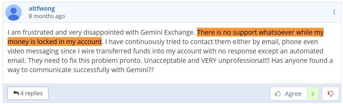 Gemini reviews