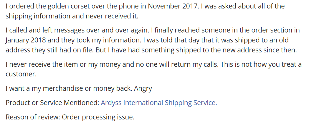 Ardyss International Scam Exposed Negative Testimonial