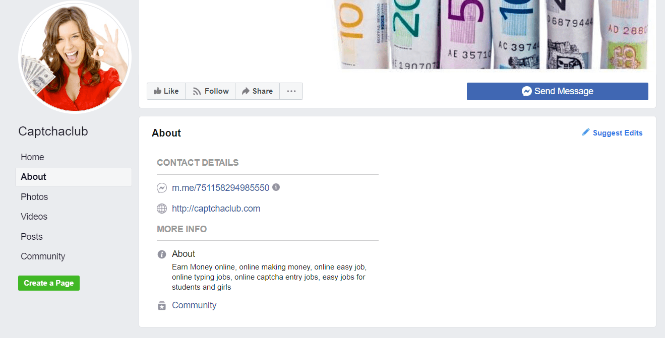 Captcha Club Review FB Page-min